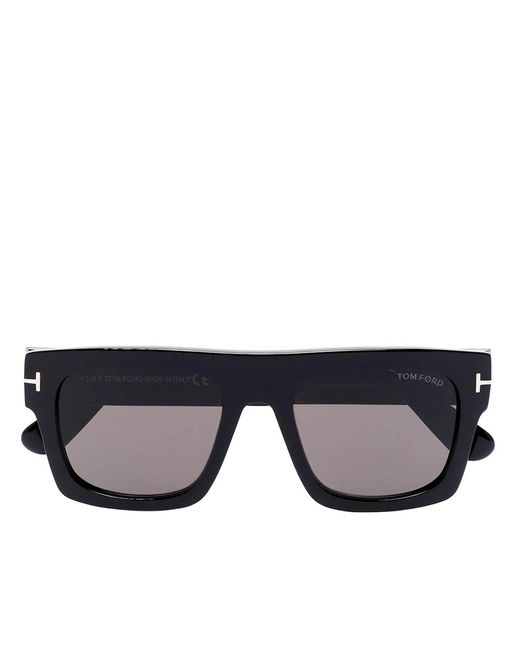 Tom Ford Black Fausto Matte Sunglasses for men