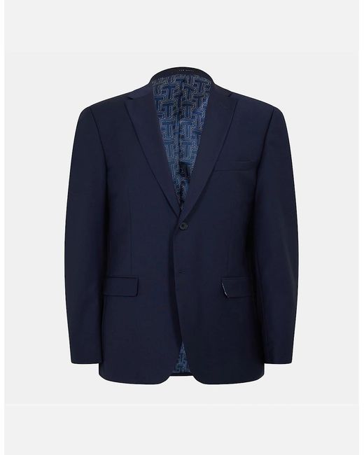Ted Baker Blue Slim Fit Suit Jacket for men