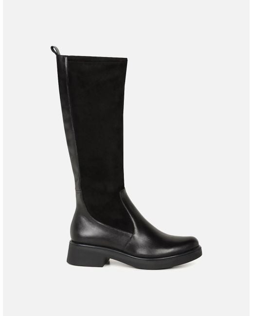 Caprice Black Petra Knee High Boots