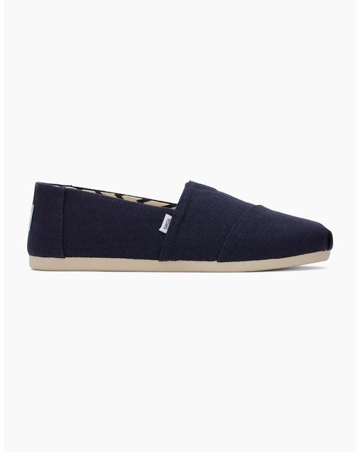 TOMS Blue Alpargata Slip On Shoes for men