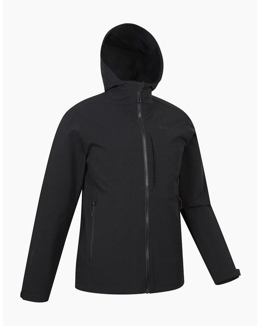 Mountain Warehouse Blue Retreat Packable Soft Shell Jacket for men