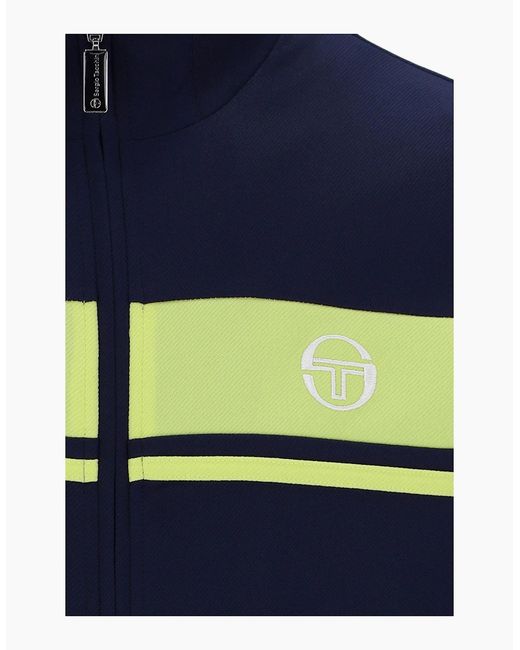 Sergio Tacchini Blue Damarindo Track Top Maritime/Celery for men