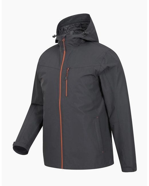 Mountain Warehouse Blue Brisk Extreme Waterproof Jacket for men