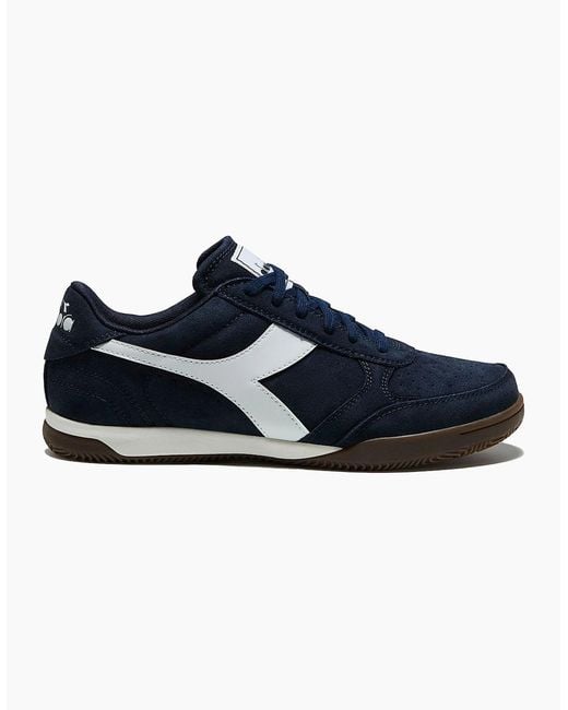 Diadora Blue Seoul Suede Sneakers for men
