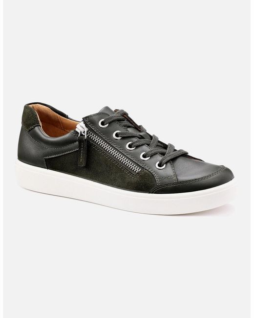 Hotter Black Chase Ii Wide Fit Trainers