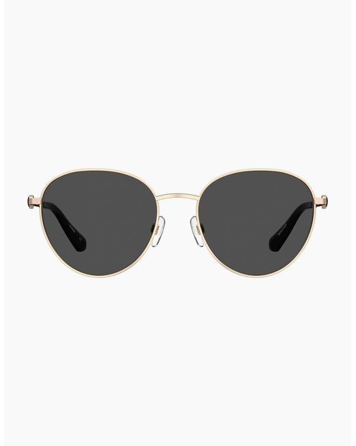 Moschino Metallic Moscsun Round Sungls