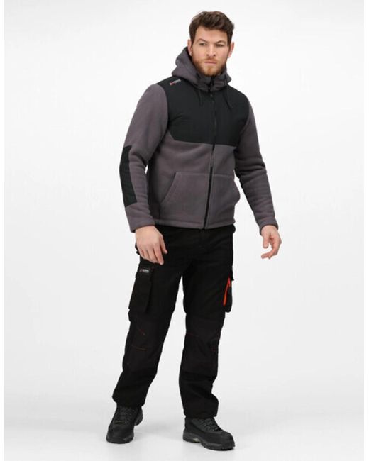 Regatta Gray Professional Hooded Jacket for men