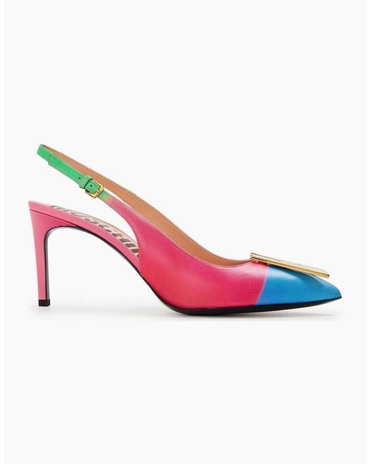Moschino Pink Stiletto Court Shoes