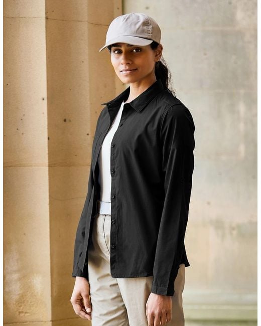 Craghoppers Black Ladies Expert Kiwi Long-Sleeved Shirt