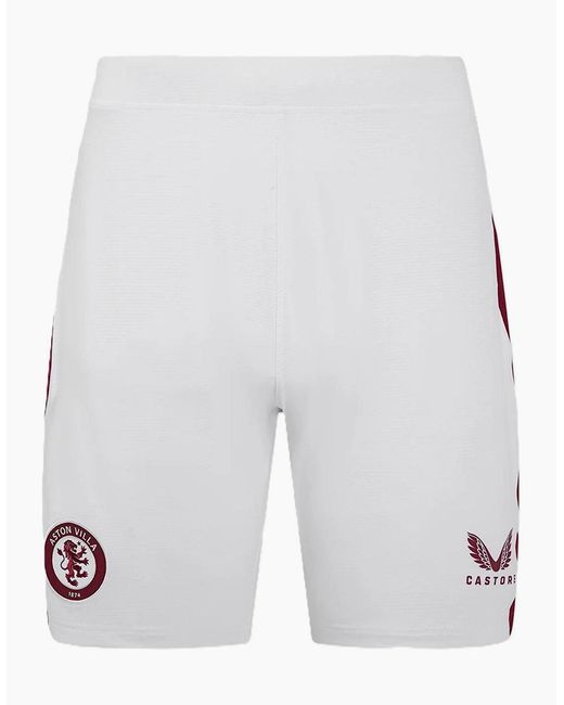 Castore White Avproashort