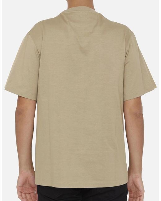 Fendi Natural Ff Monogram Pocket Oversized T-Shirt for men