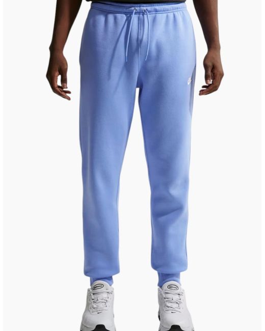 Nike Blue Club Jogger Fleece Running Bottom Sweat Pants for men