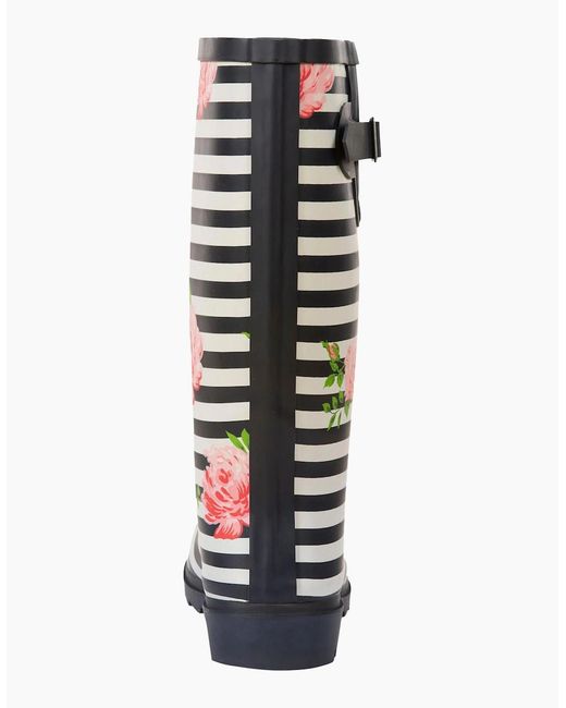 Trespass Blue Ladies Elena Floral Wellington Boots