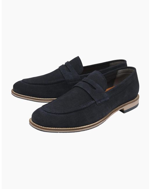Frank Wright Blue Turnbull Loafers for men