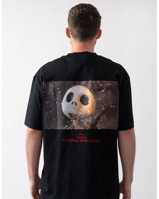 Boss Black Hugo X Disneys The Nightmare Before Christmas Oversized-Fit T-Shirt for men
