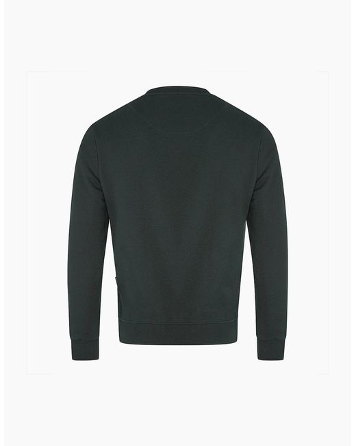 Aquascutum Black Pixel Aldis Logo Sweatshirt for men