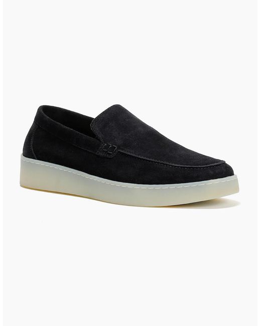 Hudson Black Hawkins Suede Loafer for men