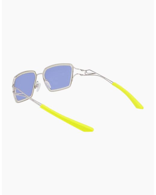 Nike Blue Prism Square Sunglasses for men