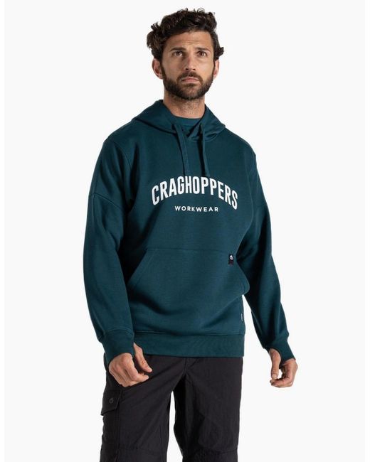 Craghoppers Blue Workwear Oulston Hoodie for men
