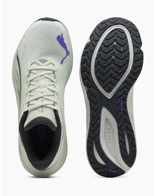 PUMA Gray Electrify Nitro 4 Running Shoes
