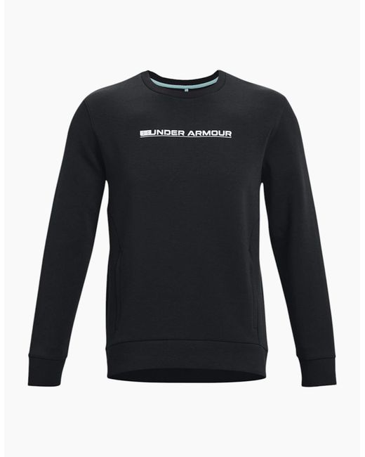 Under Armour Blue Sweatshirts Crew Neck Pullover Fleece Plain Casual Jumper for men
