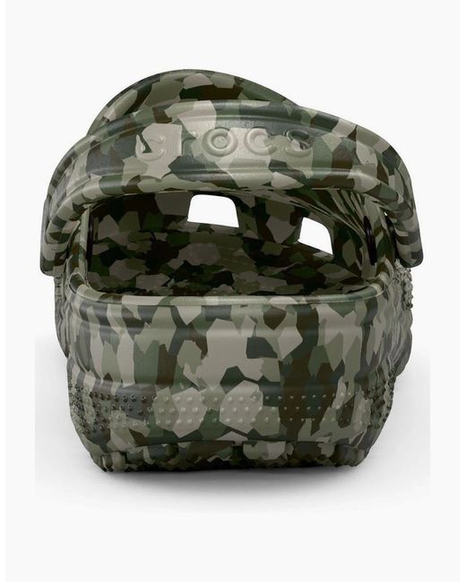 CROCSTM Green Classic Confetti Eva Army Clogs for men