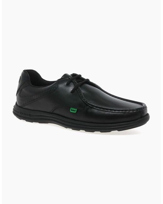 Kickers Black Reasan Lace Casual Shoes for men