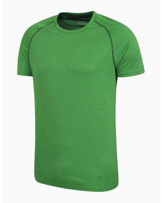 Mountain Warehouse Green Endurance Isocool T-Shirt for men