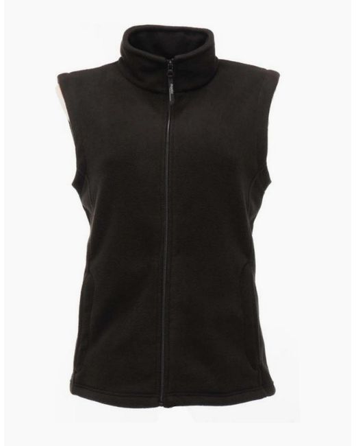 Regatta Black Ladies Micro Fleece Bodywarmer Gilet