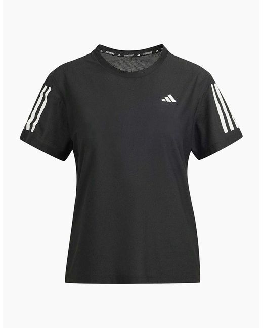 Adidas Black Ladies Own The Run T-Shirt