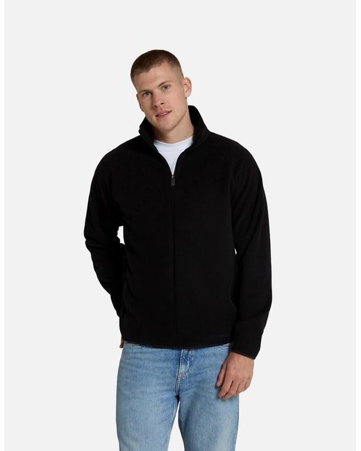 Mountain Warehouse Black Stockholm Full Zip Fleece Jacket for men