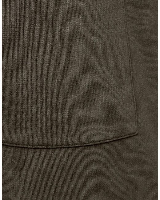 Lyle & Scott Green Heavy Wash Cotton Sweat Shorts for men