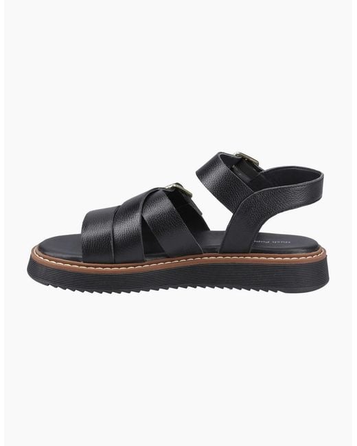 Hush Puppies Black Cady Sandals