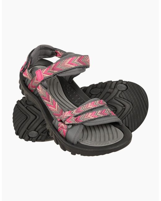 Mountain Warehouse Pink Ladies Cyprus Chevron Sandals