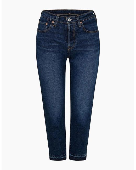 Levi's Blue Levi's Cropped Jeans