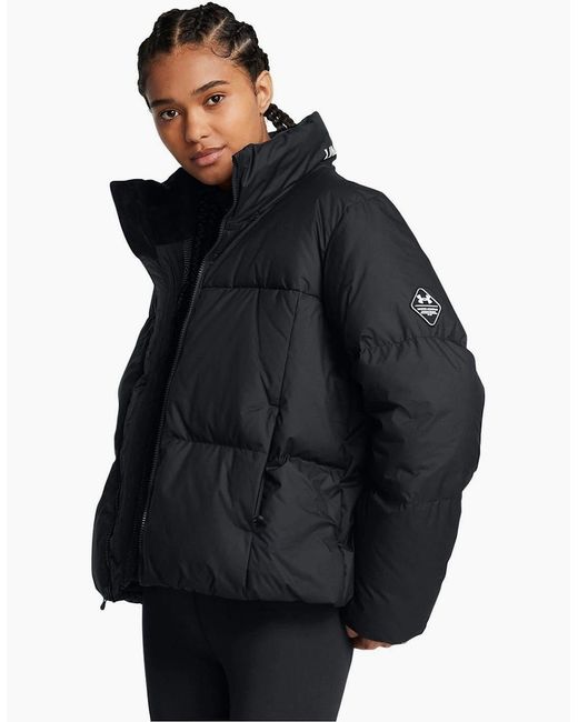 Under Armour Blue Limitless Weather Resistant Puffer Jacket