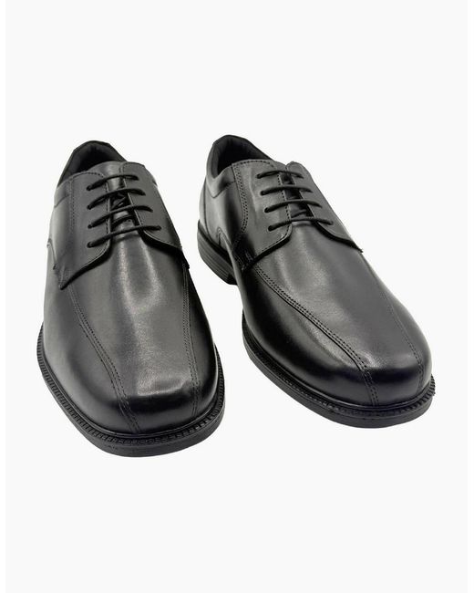 Rockport Black Corbin Tramline Shoes for men