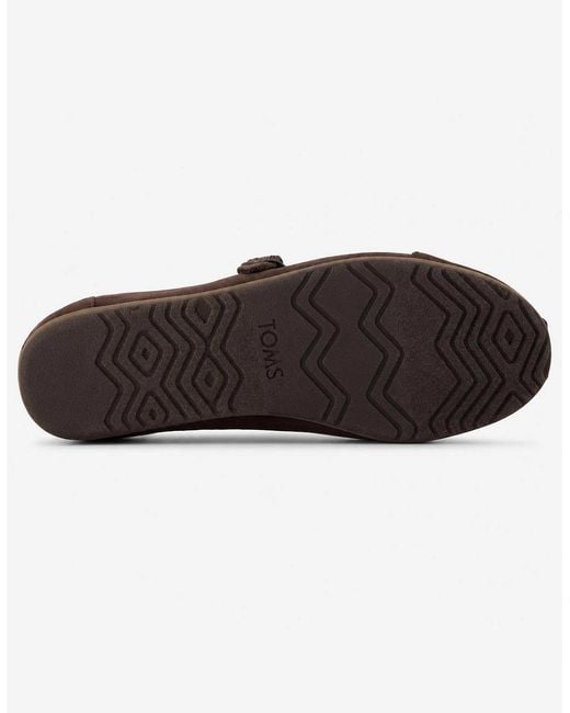 TOMS Brown Alpargata Mary Jane Mary Jane Dark