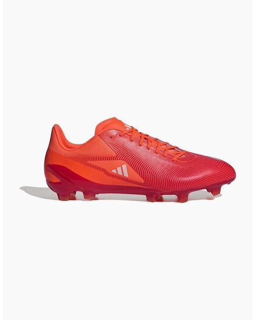 Adidas Red Adizero Rs15 Ultimate Adults Soft Ground Rugby Boots for men