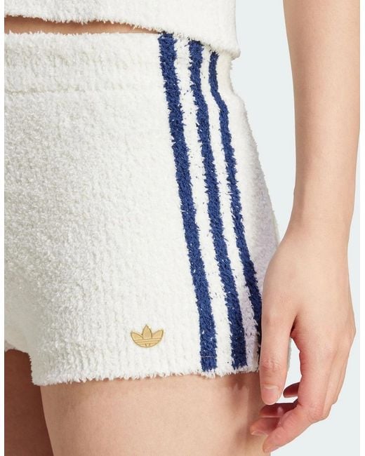 Adidas White Originals Premium Knit Shorts