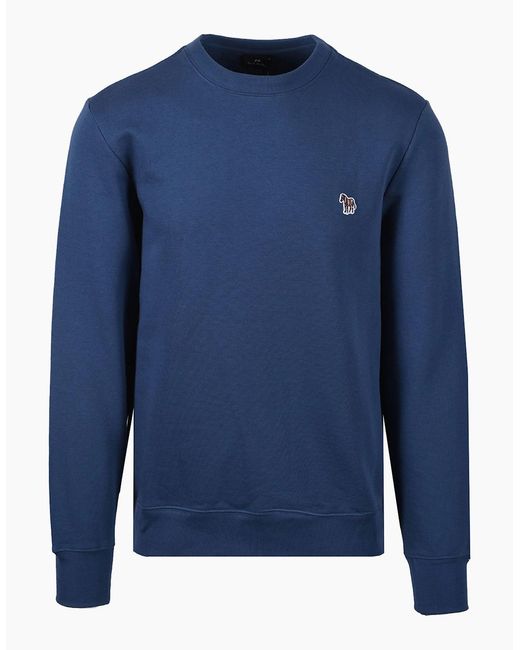 Paul Smith Blue Reg Fit Sweatshirt for men