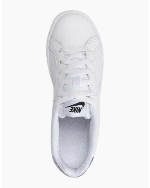 Nike White Ladies Court Royale Leather Trainers