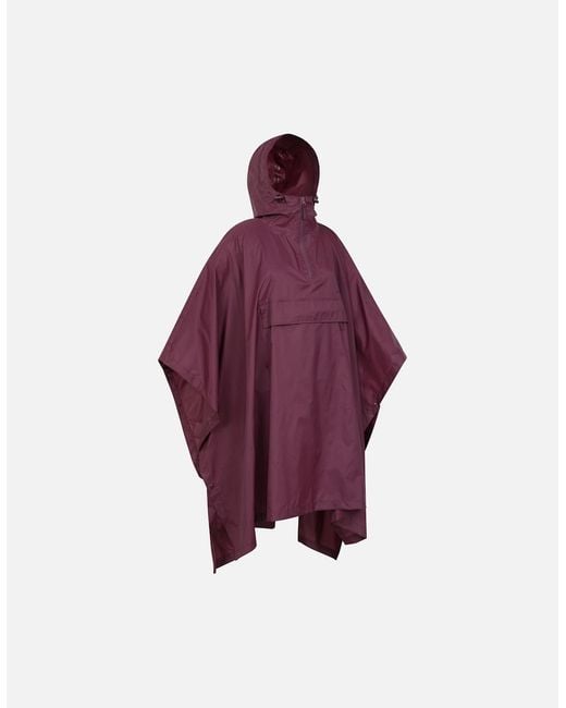 Mountain Warehouse Purple Ladies Pakka Waterproof Poncho