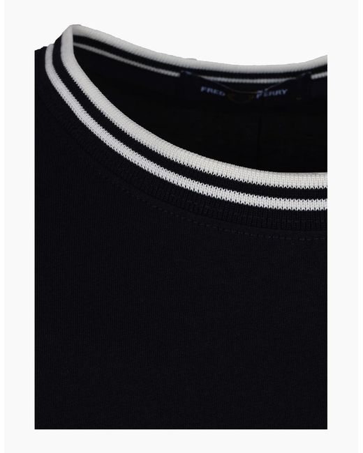 Fred Perry Black Twin Tipped T-Shirt for men
