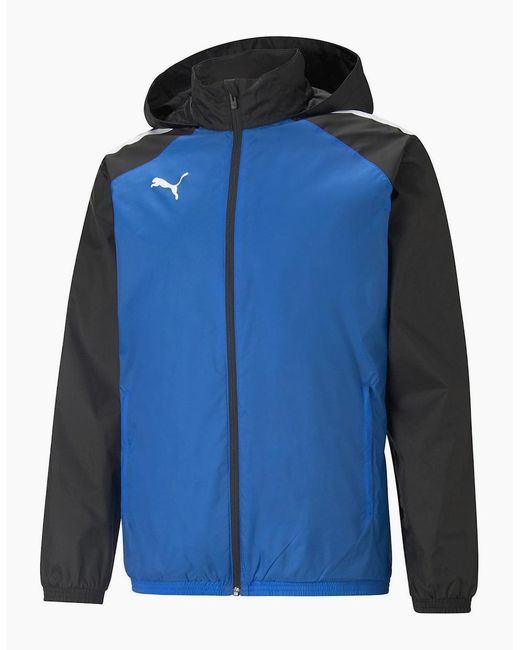 PUMA Blue Teamliga All Weather Jacket Anorak for men