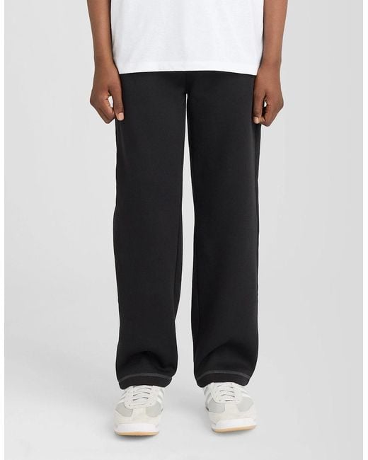 Lyle & Scott White Straight Leg Cotton Track Pants for men