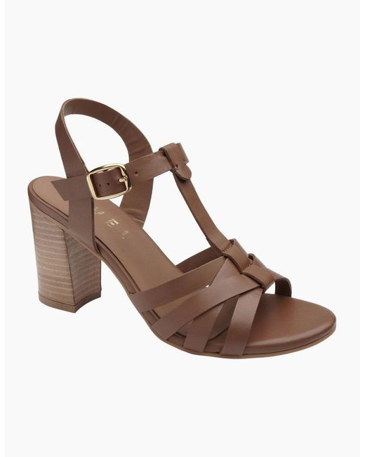 Ravel Brown Elsdon Heeled Sandals