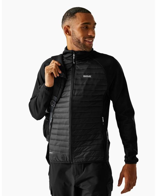 Regatta Black Clumber Hybrid Jacket for men