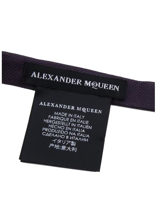 McQueen Blue Bow Tie for men