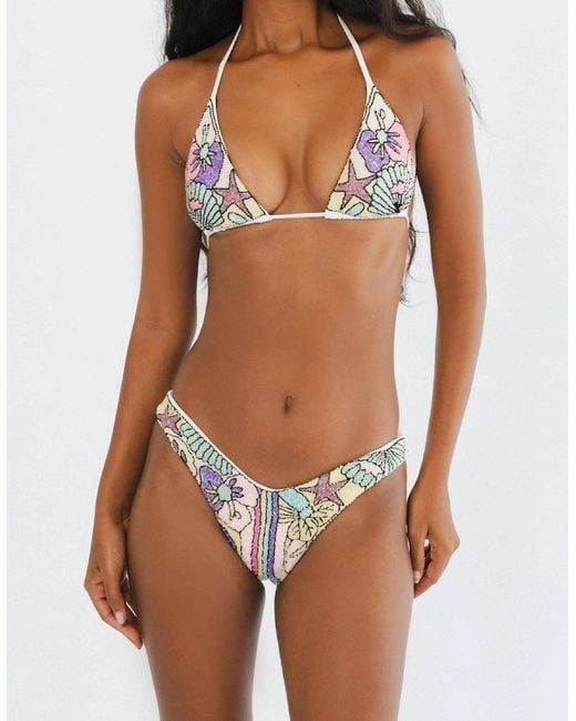 Oceanus Black Talia Bikini Bottoms